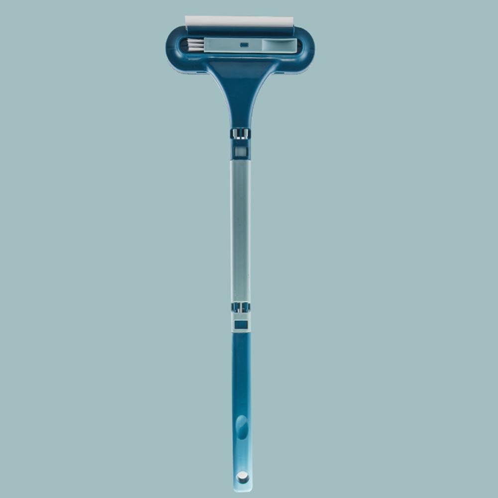 Window Screen Cleaning Brush, Double Sided Window Cleaning Brush and Scraper, Mesh Screen Cleaner,Multi-Purpose CleaningBrush for Patio, Door, Porch Screens