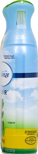 Febreze Air Mist, Air Freshener Spray, Odor Fighting Room Spray, Deodorizer for Home Bathroom Kitchen Office Apartment Dorm Room Classroom, Linen & Sky Scent, 8.1oz (Pack of 2)