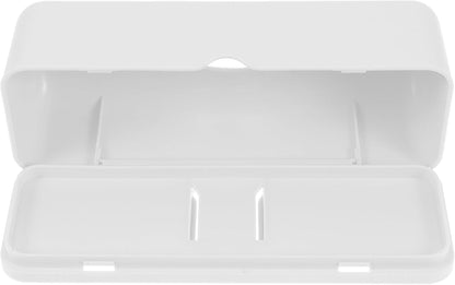 Cabilock Wall Mounted Plastic Bag Holder Trash Bag Dispenser Roll Holder Grocery Bag Storage Dispenser Hanging Over Cabinet Door Under Sink Bag Saver for Kitchen Bathroom White