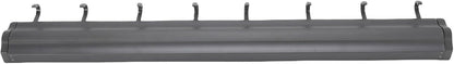 Kadimendium Retractable Wall Mounted Laundry Drying Rack Lightweight Space Aluminum for Indoor Use 23.6 Inch (Gray)