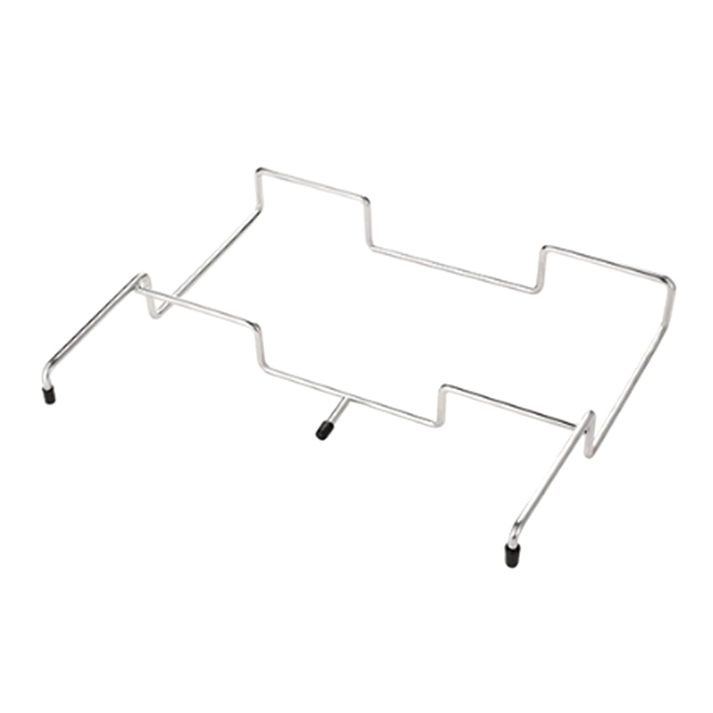 Stainless Steel Trash Bag Holder, Folding Hanging Dustbin Cage, Tabletop Garbage Bracket for Camping BBQ Kitchen