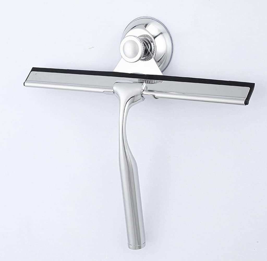 Suction Cup Hooks for Shower Squeegee, Glass Doors, Bathroom, Window and Car Glass, Kitchen - Towel, Coat, Bath Robe Hook Holder (2 Pack) (Size 1)