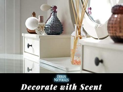 Urban Naturals Smoked Vanilla Reed Diffuser Set with Vanilla Bean, Sandalwood & Leather | Made in the USA - Colors B