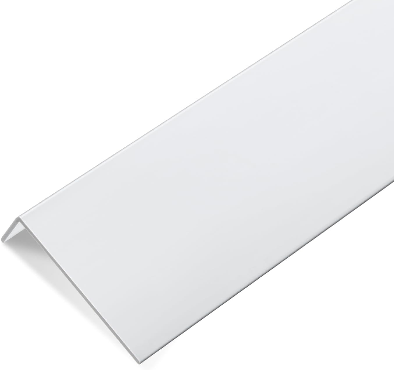 Sasylvia 10 Pcs Wall Corner Protector Guards, Vinyl 3/4 x 48 Inches Corner Trim Molding, Avoid Scratching Scuffs, Ease Install and Cleaning for Door Countertop Furniture Cabinet Protection, Clear
