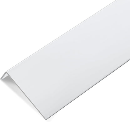 Sasylvia 10 Pcs Wall Corner Protector Guards, Vinyl 3/4 x 48 Inches Corner Trim Molding, Avoid Scratching Scuffs, Ease Install and Cleaning for Door Countertop Furniture Cabinet Protection, Clear