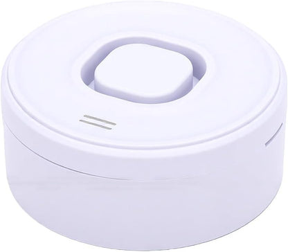 Fdit Water Leak Detector for Smart Home, Zigbee Water Sensor Alarm with App Alert, Bendable Probe Leak Alarm for Basement Bathroom Under Sink (White)