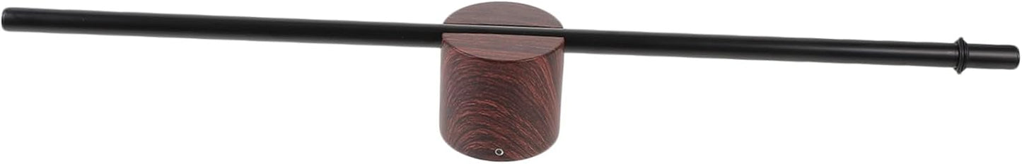 Walnut Base Stainless Steel Wall Mount Towel Rack | Single rod towel holder for bathroom and kitchen wall storage