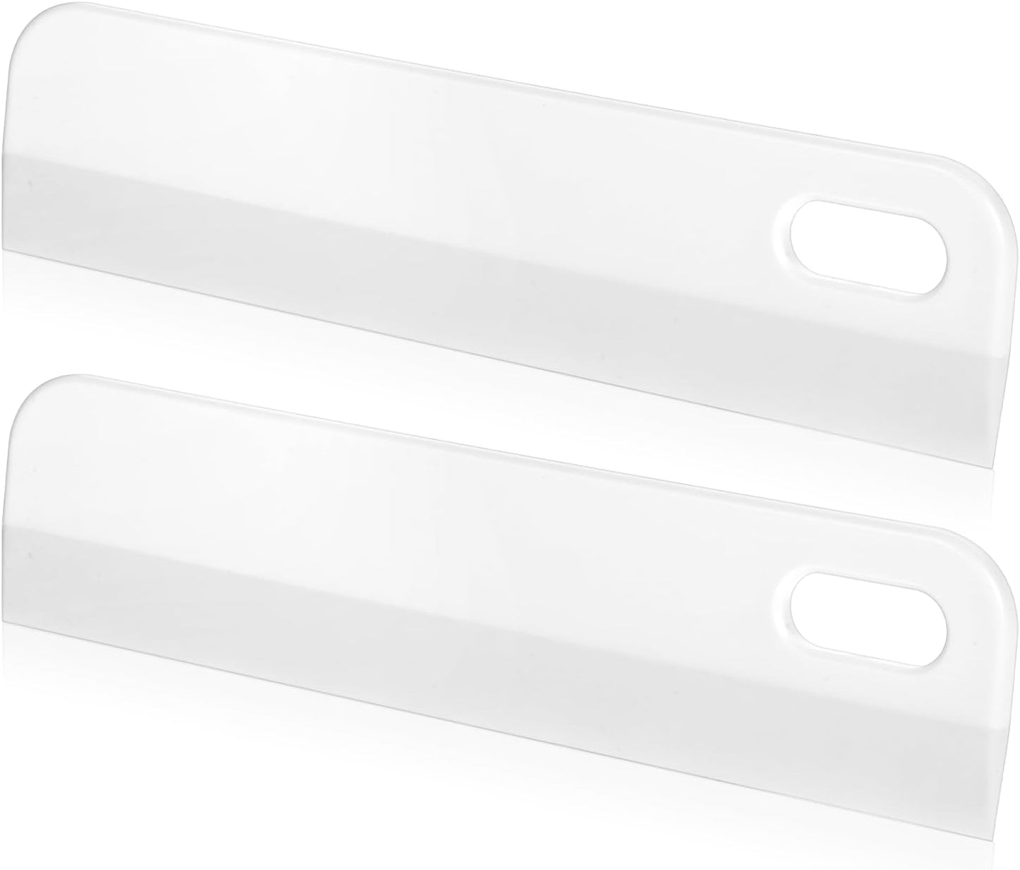 Mini Squeegee for Car, 2 PCS Small Sink Squeegees Soft Rubber Squeegee Multi-Purpose Window Scrubber Cleaning Squeegees Tool for Kitchen Countertops, Car Windshield, Bathroom, White