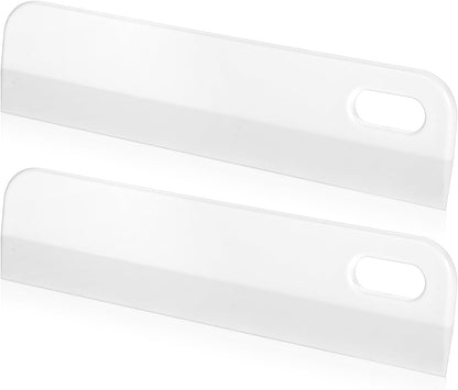 Mini Squeegee for Car, 2 PCS Small Sink Squeegees Soft Rubber Squeegee Multi-Purpose Window Scrubber Cleaning Squeegees Tool for Kitchen Countertops, Car Windshield, Bathroom, White