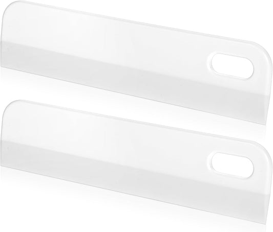 Mini Squeegee for Car, 2 PCS Small Sink Squeegees Soft Rubber Squeegee Multi-Purpose Window Scrubber Cleaning Squeegees Tool for Kitchen Countertops, Car Windshield, Bathroom, White