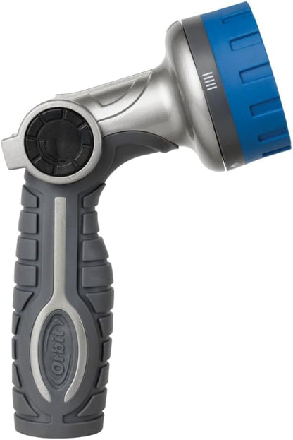 Orbit 58993 7-Pattern Watering Nozzle with Thumb Control, Black