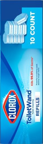 Clorox ToiletWand Toilet Cleaner Refills, Toilet brush, Original, 10 Count
