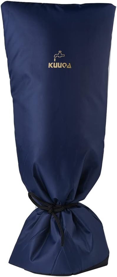 Kuuqa Large Size Outdoor Faucet Cover Faucet Socks Outdoor Hose Cover for Winter Freeze Protection,Deep Blue