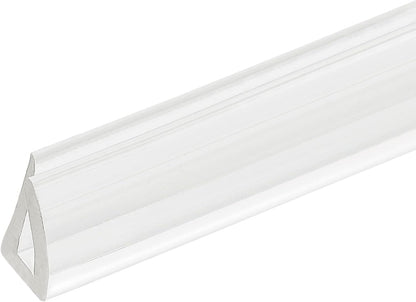uxcell U Channel Edge Trim, 4.9ft Length Soft Rubber Guard Seal Strip Edge Protector Fit for 1-2mm Edge, (9/32" W x 5/32" H) Clear