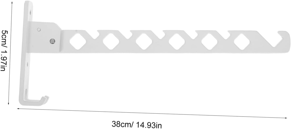 CHILDWEET Wall Mounted Drying Rack: Space Saving Laundry Hanger Foldable Clothes Drying Rack Organizer for Laundry Room Bathroom Hanging Decor