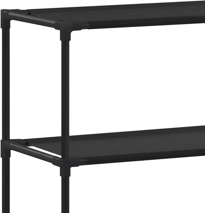 vidaXL Storage Shelf, 3-Tier Washing Machine Storage Rack, Above Washer Dryer Organizer Stand, Freestanding Bathroom Storage Rack, Silver