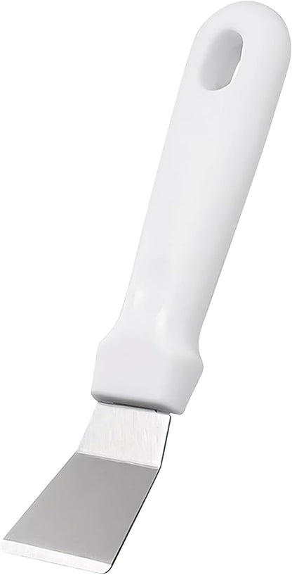 Glass Stove Curved Edge Scraper Flexible Black Straight Tool for Grease and Residue Removal