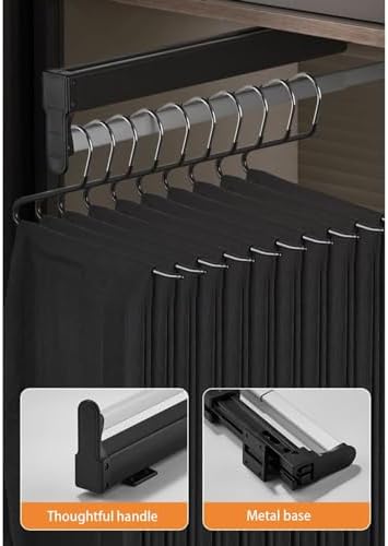 Stainless Steel Wall Mounted Towel Rack Clothes Airer Laundry Drying Rack Folding Adjustable Collapsible Space Saver Dryer Bath Towel Rail Bar with Hooks(Size:60cm)