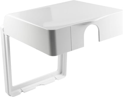 Fielect Weatherproof in Use Outlet Cover Plug Receptacle Protector for Retrofit Siding Construction White 120 Type 137x145x48mm 3Pcs