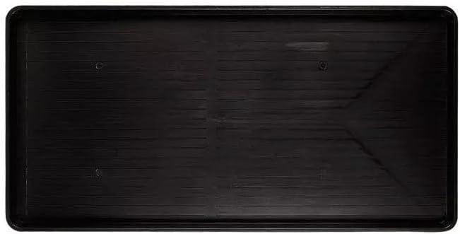 Gardener's Supply Company Entrance Boot Tray | Multi-Purpose All Weather Waterproof Indoor and Outdoor Shoe Mat Made with 100% Durable Recycled Plastic | 22" L x 15.5" W 2" Deep, Black - Size Small