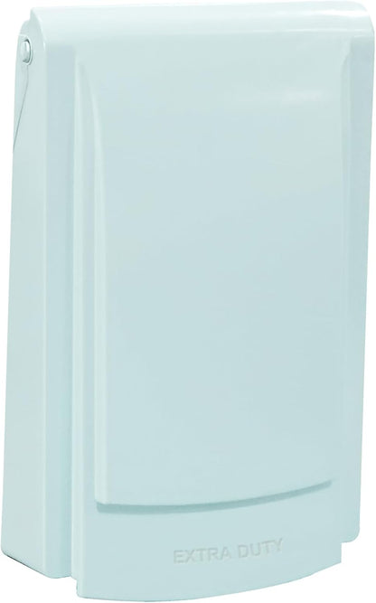 Sigma 14440WH Weatherproof Slimline In Use Vertical Receptacle Cover, White