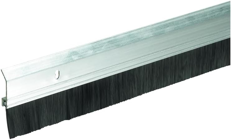Frost King SB36 2 x 36" Extra Aluminum/Brush Door Sweep, Silver