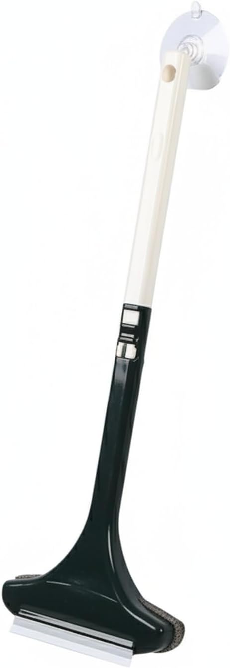 Clean Fixed Window Screens Without Removal: Double-Sided Mesh Brush Tool, Durable PP Plastic