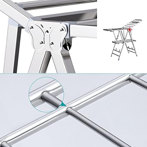 Foldable Portable Space Saving Clothes Drying Rack, Wall Mounted Clothes Rack, Clothes Drying Racks Outdoor,for Drying Cap, Face Mask, Socks, Towels, Underwear, Diapers