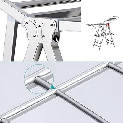 Foldable Portable Space Saving Clothes Drying Rack, Wall Mounted Clothes Rack, Clothes Drying Racks Outdoor,for Drying Cap, Face Mask, Socks, Towels, Underwear, Diapers