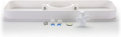 IPW Industries Inc. Undersink RO Reverse Osmosis Filtration System Water Leak Detector Safety Valve Kit with Tray