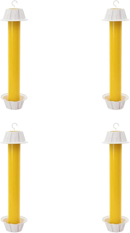 Fly Stick Sticky Fly Traps for Indoors and Outdoor Wasp Traps - Effective Pest Control 4 Pack