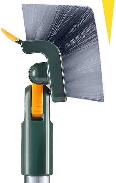 4-in-1 Scalable Cleaning Brush with Long Handle Floor Scrubbers Cleaning Supplies Window Screen Scrub Brush with Long Handle Bathtub Scrubber for Pool Bathtub Toilet Kitchen Bathroom Cleaning Tools