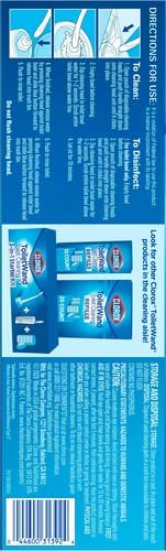 Clorox ToiletWand Toilet Cleaner Refills, Toilet brush, Rainforest Rush, 10 Ct