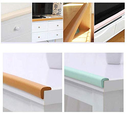 M2cbridge L Shape Extra Thick Furniture Edge Wall Corner Guard Desk Edge Cushion Bumper 6.5 Ft (Off White)