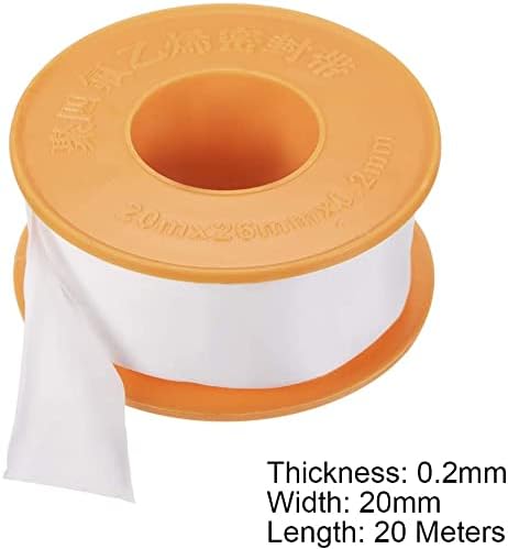 XYWHPGV PTFE Pipe Sealant Tape, 20mm by 20 Meters for Plumber Pipe Thread Seal 6pcs(122a3 caa6f 67355 c1c65 a1baf af944