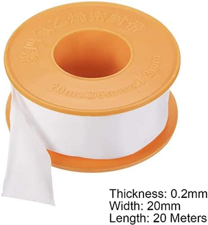 XYWHPGV PTFE Pipe Sealant Tape, 20mm by 20 Meters for Plumber Pipe Thread Seal 6pcs(122a3 caa6f 67355 c1c65 a1baf af944
