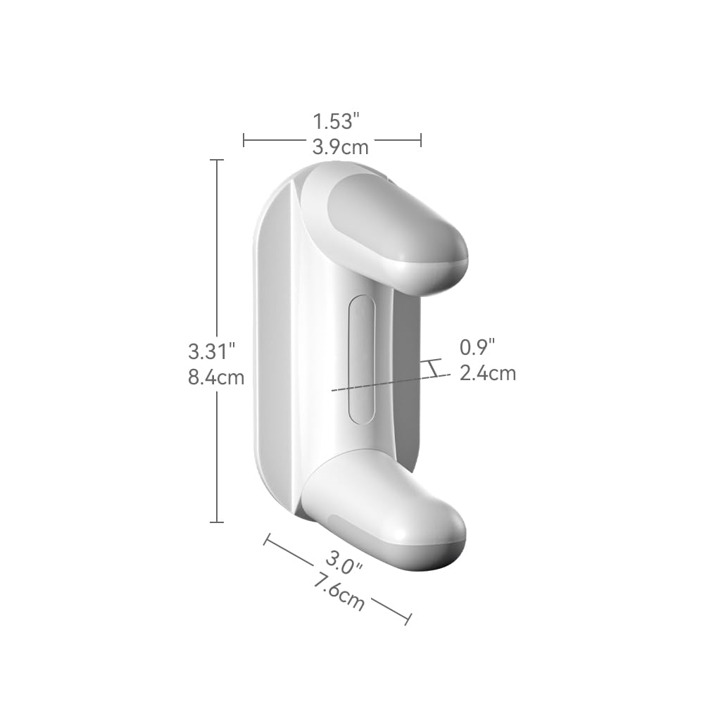 SAFELON 2 PCS Baby Safety Door Lever Locks， Door Handle Locks for Childproof & Petproof, Invisible Switch to Prevent Children from Opening The Door, No Screws or Drill