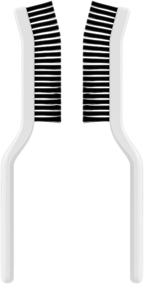 Amosfun 4pcs Hard Bristle Crevice Cleaning Brush 8.2" Gap Cleaning Tool for Kitchen Bathroom Window Tracks and Narrow Spaces