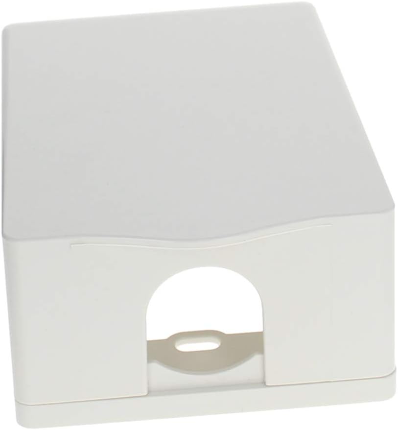 Heyiarbeit Weatherproof Cover Plug in Use Outlet Receptacle Protector 5.59"x3.27"x1.89"(LxWxH) for Retrofit Siding Construction 120 Type Transparent 1Pcs