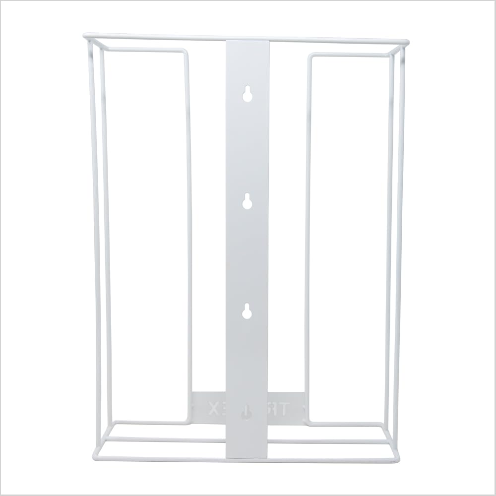 TRONEX Triple Wall Mount Glove Dispenser Racks 3 Wire Glove Rack Holder for Disposable Gloves and Napkins Durable Metal Organizer for the Healthcare Industry (1)