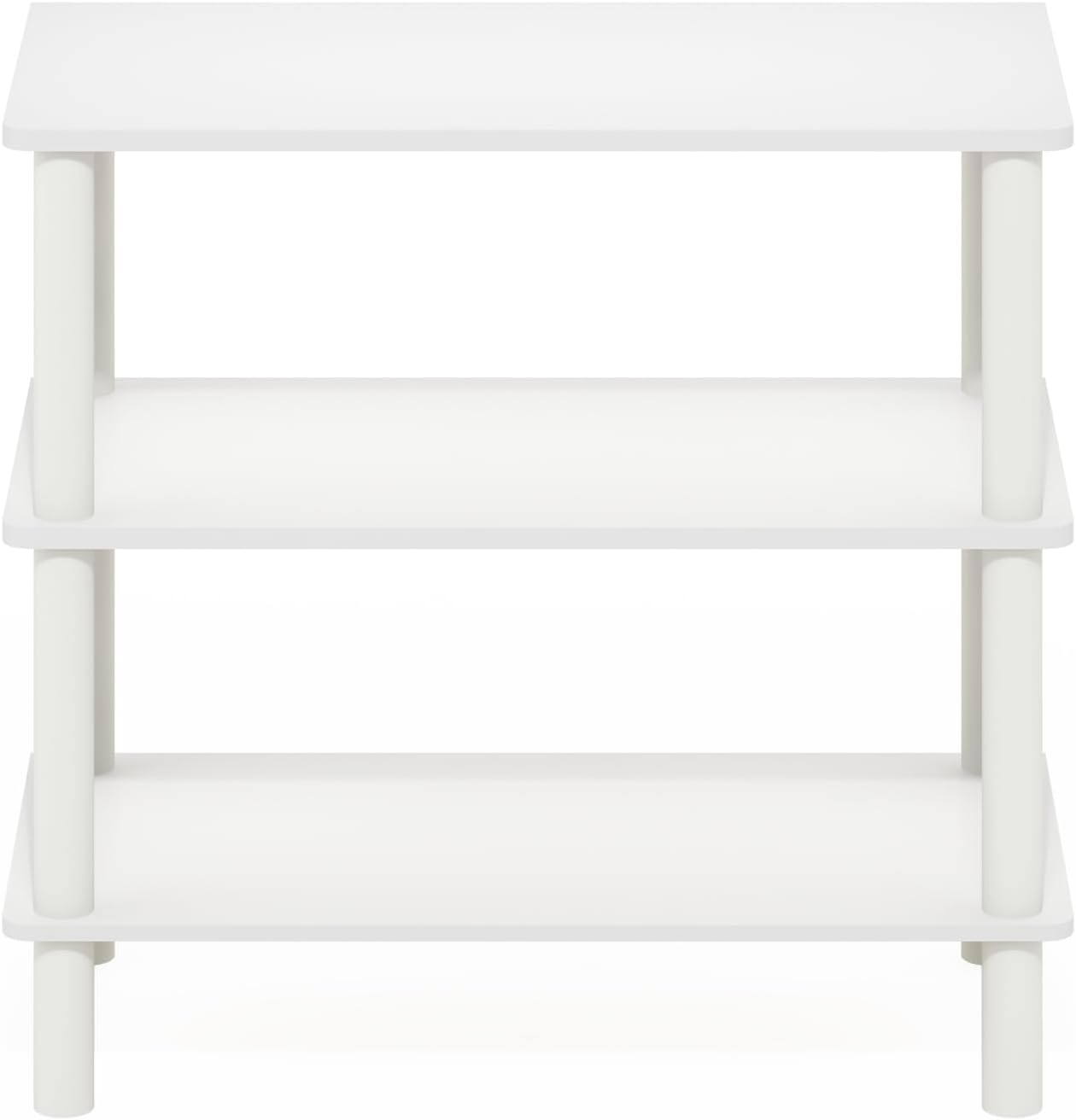 Furinno FANO Shoe Rack, 24-Inch Width 2-Tier Shoe Organizer, Stackable Shoes Storage, 11.7 x 24.2 x 11.7, for Closet Entryway, Office, Garage, Amber Pine