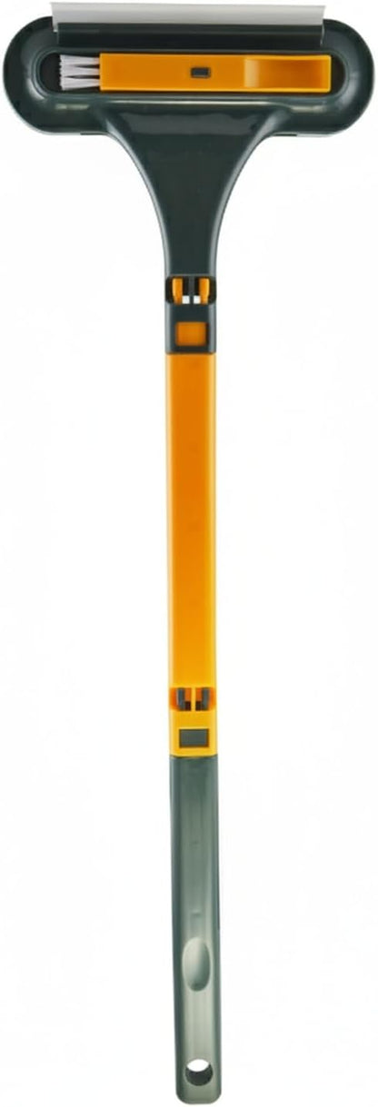 Double-Sided Window Screen Cleaner Brush, Cleaning Tool for Screens, Durable PP Frame, Green & Blue Options