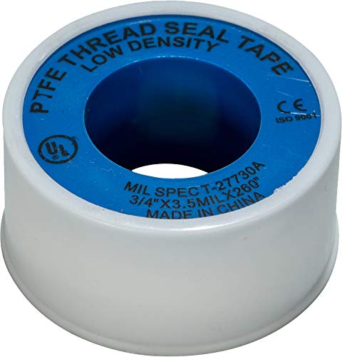Weld-On 87720 Thread Seal Tape with PTFE, 1 inch by 520 inches, White