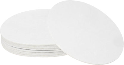 uxcell 32Pcs Non Slip Furniture Pads, 3" Round Self Adhesive Felt Bumpers Noise Reducing Furniture Feet Floor Protector for Chairs Tables Furniture Legs (White 0.2" Thick) - Colors B