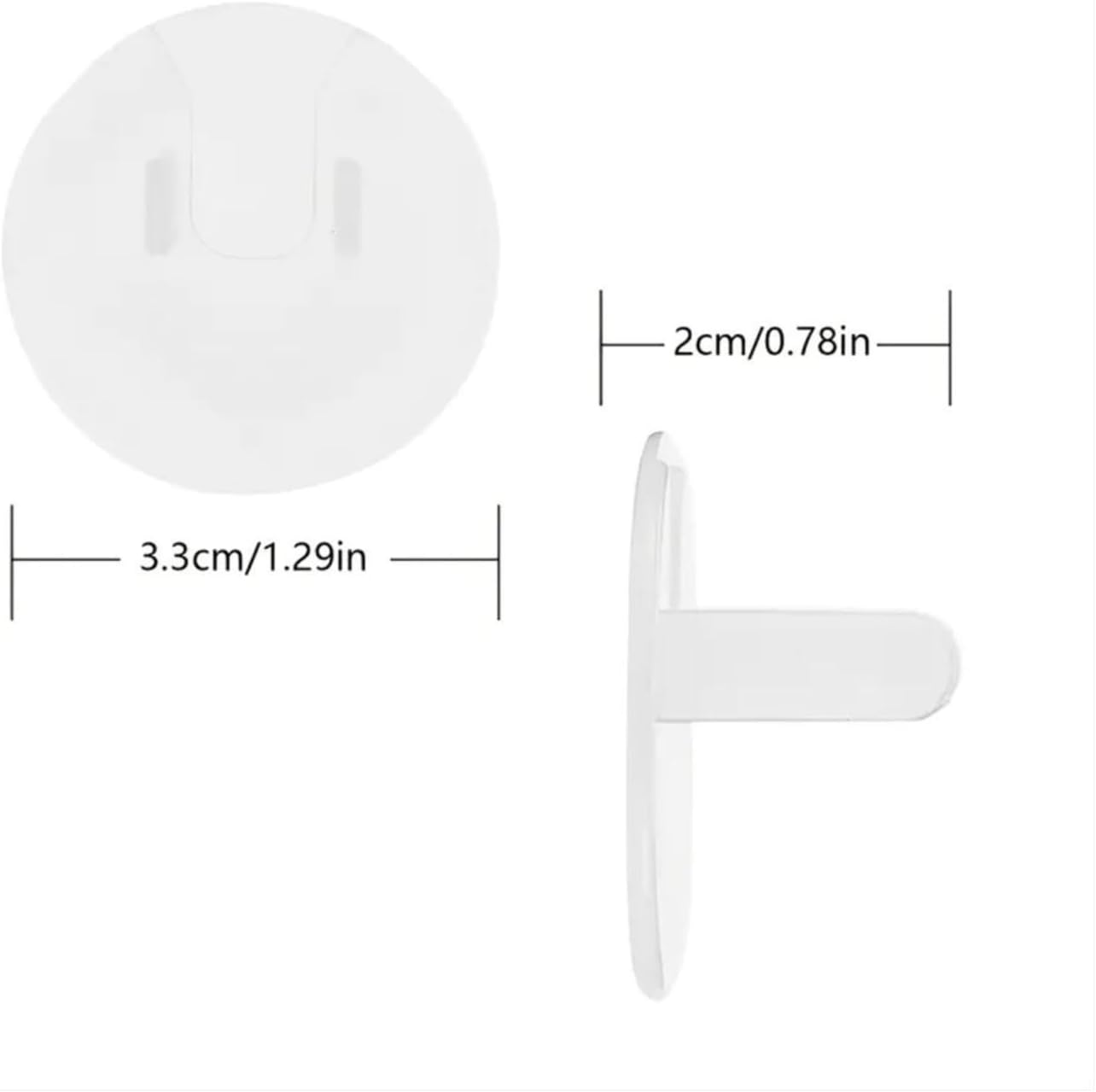 10pcs Outlet Covers Baby Proofing, Child Proof Outlet Plug Covers, Socket Covers for Outlets, Baby Safety Electrical Wall Outlet Cover for Kids Toddler Protection, US standard