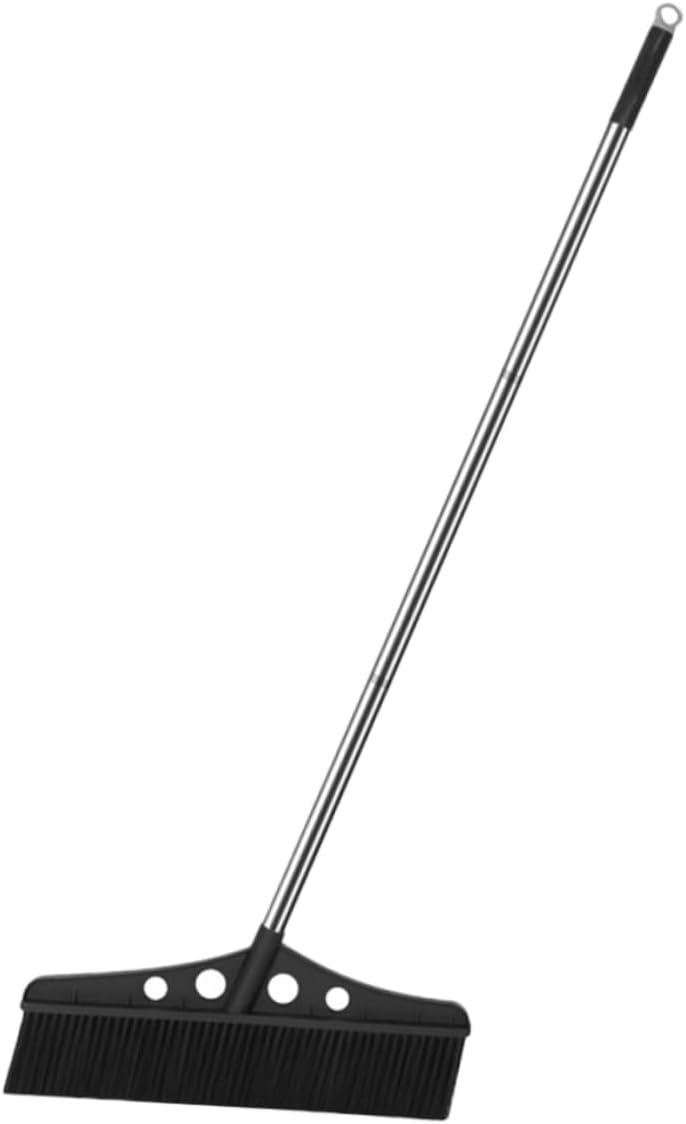 Heavy Duty Detachable Outdoor Broom for Garden and Patio Cleaning Versatile Scrub Brush with Handle for Efficient Sweeping of Concrete