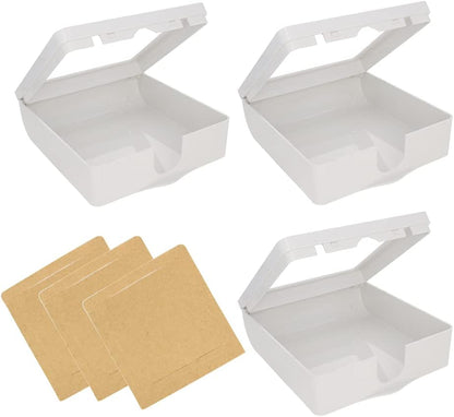 Heyiarbeit Weatherproof Cover Plug in Use Outlet Receptacle Protector 5.59"x3.27"x1.89"(LxWxH) for Retrofit Siding Construction 120 Type Transparent 1Pcs