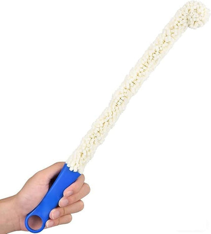2 Pieces Decanter Cleaning Brush Bottle Cleaner Brush for Narrow Neck Bottle 17'' Long Bendable Foam Brush Cleaner Kicten Cleaning Tool for Glassware Goblets Tall Glass Drinking Cup Hookah Tank