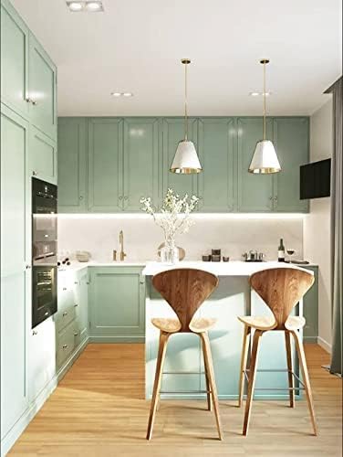 Dimoon 118''x17.7'' Green Peel and Stick Wallpaper Contact Paper Modern Self Adhesive Wall Paper Removable Renter Friendly Textured Solid Color Shelf Cabinet Vinyl Roll (118''x17.7'',Dark Green) - Colors B