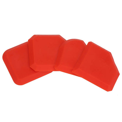 4pcs Set Silicone Sealant, Smoother Finisher Scraper Caulk Finishing Tool4pcs Set Remover Bathroom Blades DurableCleaner Caulking Tool Kit